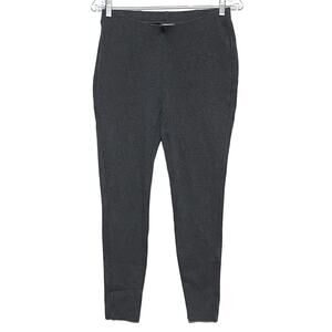 J Jill Ponte Leggings Small Petite SP Gray Pull On Stretch Classic Chic Casual